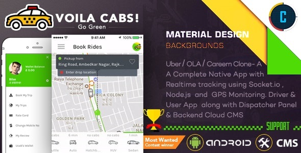 Taxi Booking App - 出租车预约叫车服务应用程序