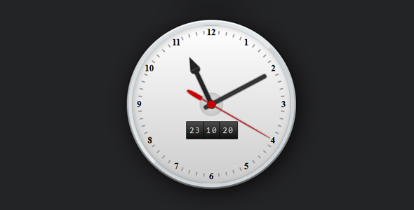 CSS3动态时钟代码