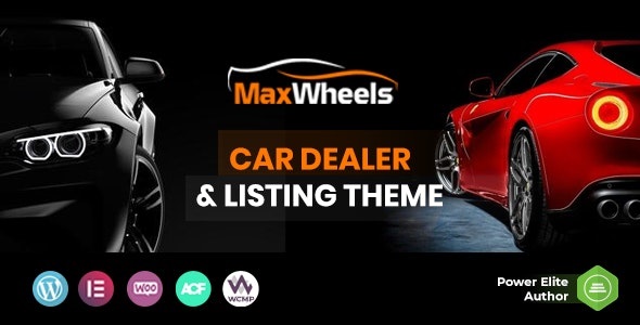 Maxwheels - Car Dealer Automotive & Classified Multivendor WordPress Theme