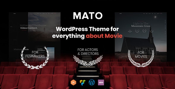 Mato - 电影制片厂短影视制作人 WordPress 主题