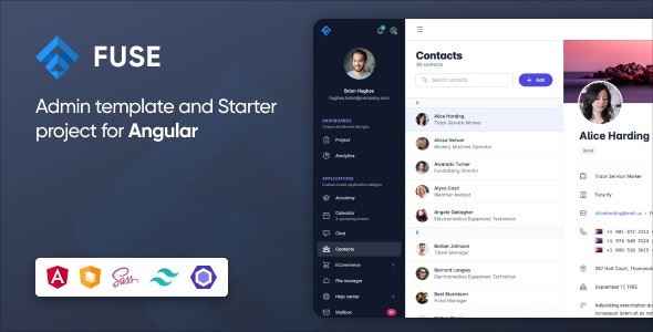 Fuse - Angular 13+ Admin Template