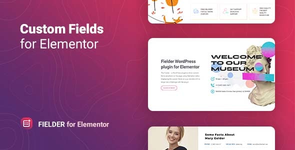 Fielder - Elementor 开始编辑器自定义字段 WordPress 插件