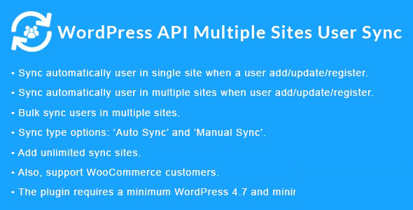 WordPress API Multiple Sites User Sync - 多站点用户会员同步插件