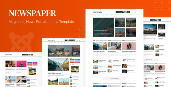 Newspaper - 新闻门户网站模板 Joomla 4 模板