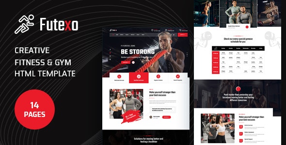 Futexo - 健身健身房网站 HTML 模板