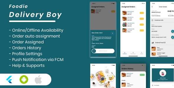 Foodie Delivery Boy For Foodie Multi - 餐饮美食外卖 App 应用程序