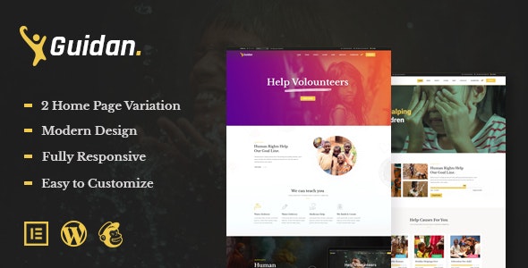 Guidan - NonProfit Charity WordPress Theme