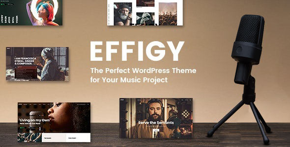 Effigy - A Clean and Professional Music WordPress Theme