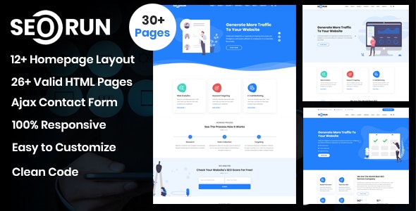 Seorun - SEO & Digital Marketing Agency Template