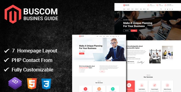 Buscom - Multipurpose Business and Corporate Template