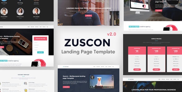 Zuscon - Bootstrap 5 Landing Page Template