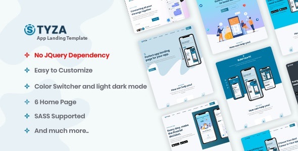 Styza - App Landing Page Template