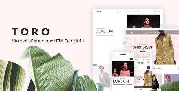 Toro – Minimal eCommerce HTML Template