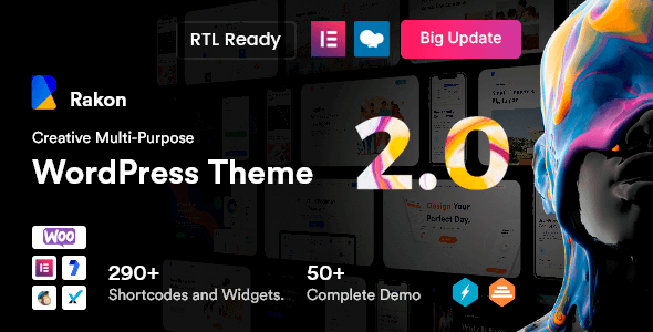 Rakon - Creative Multi-Purpose WordPress Theme