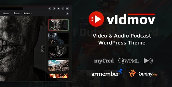 VidMov - Video WordPress Theme