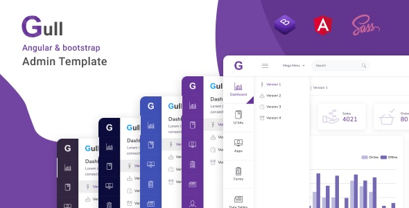 Gull - Angular 13+ Bootstrap Admin Dashboard Template
