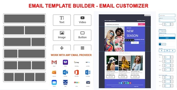 Email Template Builder - Email 自定义邮件模板编辑器插件
