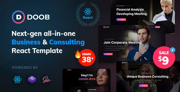 Doob - Business and Consulting React Template