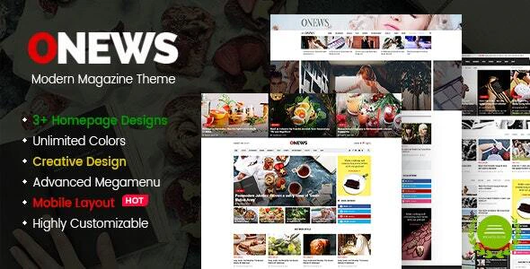 ONews - Modern Newspaper & Magazine Theme WordPress