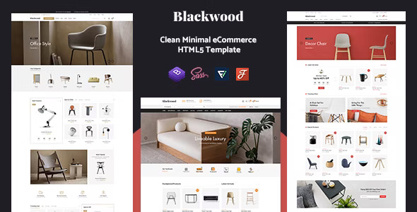 Blackwood - Clean Minimal eCommerce HTML5 Template