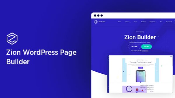 Zion Builder Pro - 轻便快速元素编辑器WordPress插件