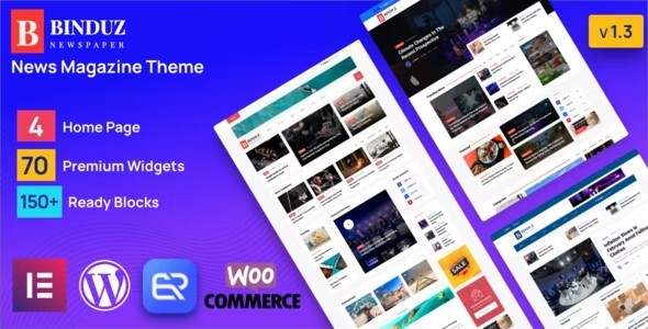 Binduz - WordPress News Magazine Theme