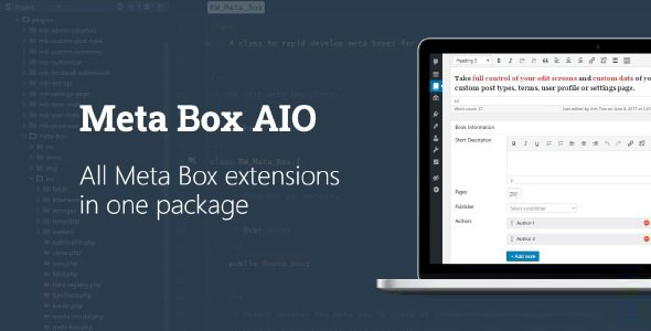 Meta Box AIO - 自定义 Meta 选项自定义字段插件