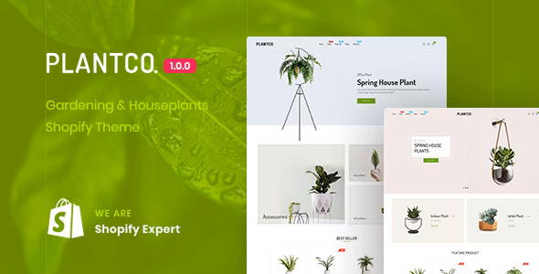 PLANTCO - 园艺室内植物花卉商店 Shopify 主题