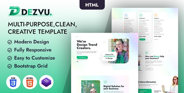 DezVu - Bring Your Vision to Life HTML Template