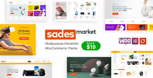 SadesMarket – Multipurpose WordPress Theme