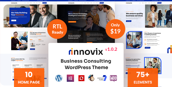 Innovix - 企业商务咨询服务网站 WordPress 主题
