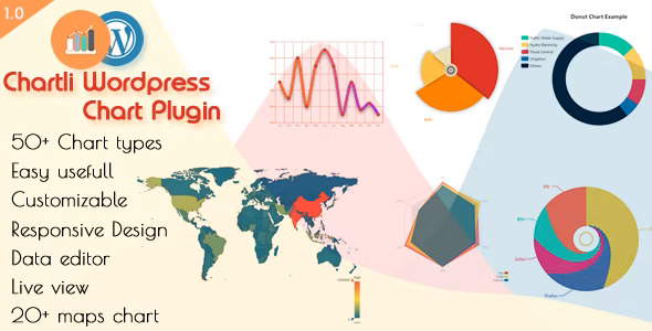 Chartli Wordpress Interactive Chart Plugin - 交互式图表插件