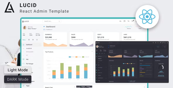 Lucid – Responsive ReactJS Admin Template