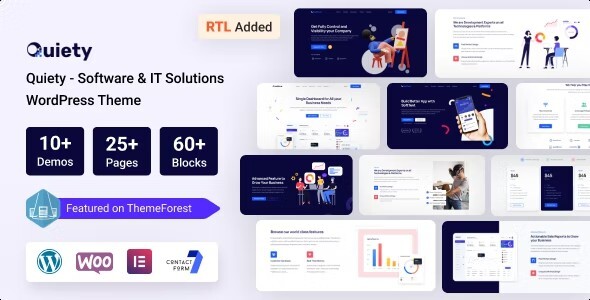 Quiety – Software & IT Solutions WordPress Theme