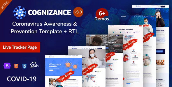 Cognizance - Medical Health & COVID-19 Template