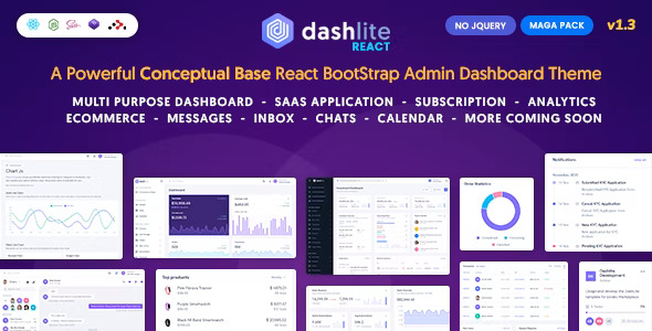  DashLite - React Admin background management panel