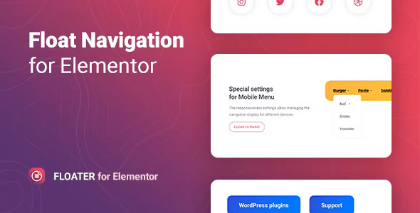 Floater - Sticky Navigation Menu for Elementor