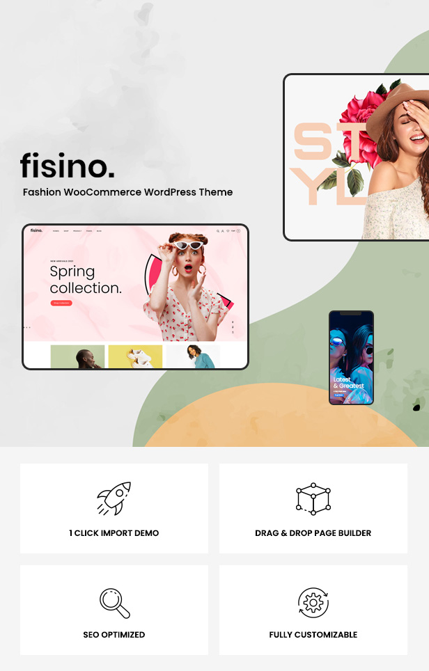 Fisino - 绚丽创意时尚服饰商店WordPress模板