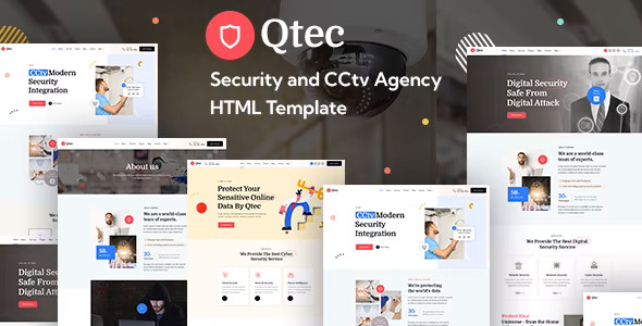 Qtec- CCTV & Security HTML Template