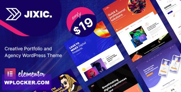 Jixic - Creative Portfolio & Agency WordPress Theme