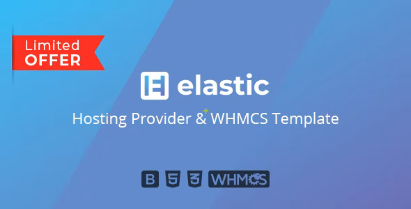 Elastic -  主机托管提供商 WHMCS 模板