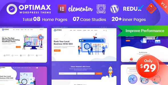 Optimax - SEO & Marketing WordPress Theme