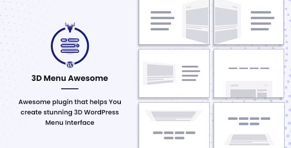 Stunning 3D Off Canvas Menu WordPress Plugin - 3D Menu Awesome