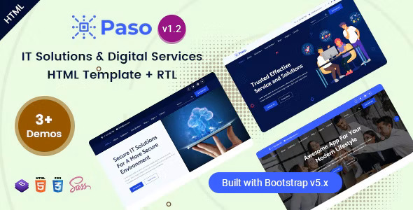 Paso - IT Solutions & Digital Services HTML Template