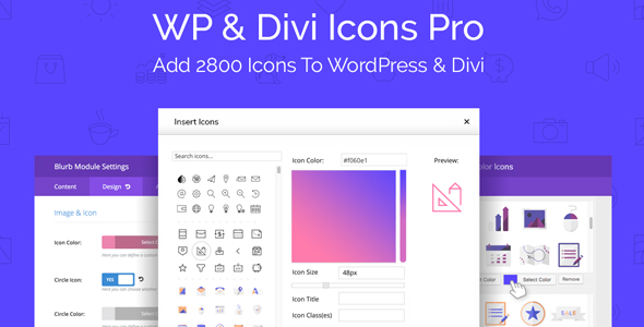 WP and Divi Icons Pro - Divi 编辑器图标扩展插件专业版