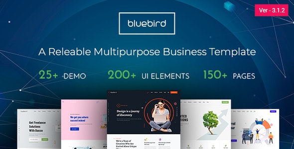 Bluebird - 多用途企业建站网站HTML5模板