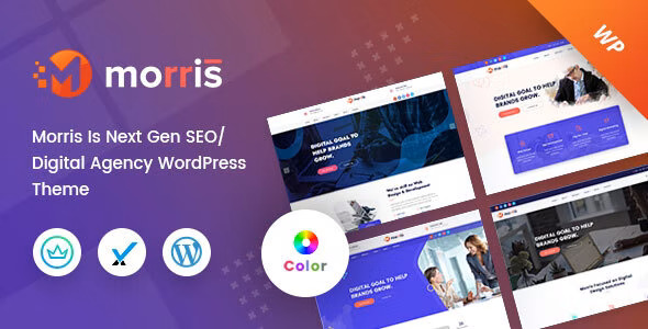 Morris - 数字机构网站模板WordPress主题