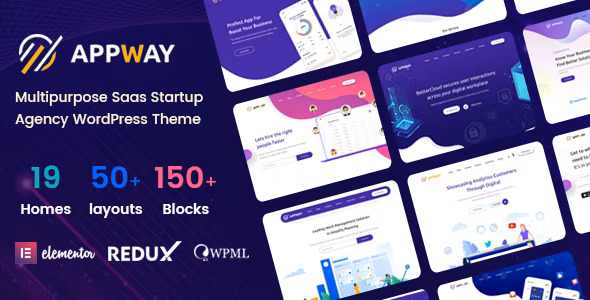 Appway - Saas 初创公司网站模板WordPress主题