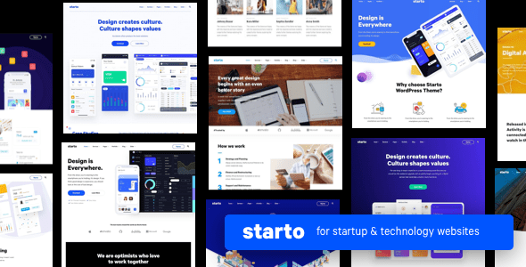 Starto - Saas Software Startup WordPress