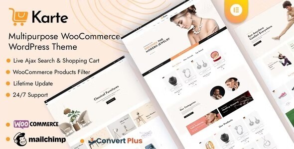 Karte - Multipurpose WooCommerce WordPress Theme